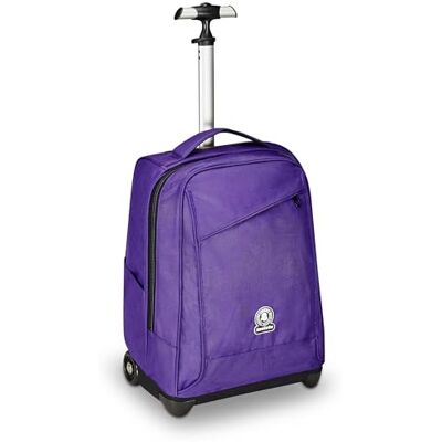 Invicta Benin schooltrolley, robuust, paars, 2-in-1 met schouderbanden, rugzak en flessenhouder en laptophouder, school en reizen, jongens, aubergine, Taglia unica, school, Aubergine, School Invicta Benin schooltrolley, robuust, paars, 2-in-1 met schouderbanden, rugzak en flessenhouder en laptophouder, school en reizen, jongens, aubergine, Taglia unica, school, Aubergine, School