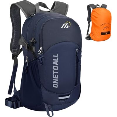 ONETOALL Wandelrugzak, 20 l/30 l, trekkingrugzak, diefstalbeveiliging, waterdichte bergrugzak, ultralicht, ademend, voor mannen en vrouwen, wandelen, sport, reizen, werk, school, fietsen, skiën ONETOALL Wandelrugzak, 20 l/30 l, trekkingrugzak, diefstalbeveiliging, waterdichte bergrugzak, ultralicht, ademend, voor mannen en vrouwen, wandelen, sport, reizen, werk, school, fietsen, skiën
