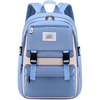 LSCOLO middelbare school rugzak meisje cadeau blauw LSCOLO middelbare school rugzak meisje cadeau blauw