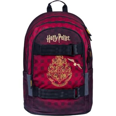 Baagl Schoolrugzak voor jongens, meisjes, tieners, skateboardrugzak, kinderrugzak met laptopvak en borstband voor school, school, Harry Potter Hogwarts Baagl Schoolrugzak voor jongens, meisjes, tieners, skateboardrugzak, kinderrugzak met laptopvak en borstband voor school, school, Harry Potter Hogwarts