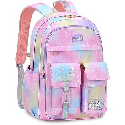 FANDARE Leuke Galaxy kinderrugzak, schooltas, meisjes, jongens, schoolrugzak, boekenrugzak, schoudertas, outdoor, reizen, school, met borstband, Galaxy roze, L, rugzakken FANDARE Leuke Galaxy kinderrugzak, schooltas, meisjes, jongens, schoolrugzak, boekenrugzak, schoudertas, outdoor, reizen, school, met borstband, Galaxy roze, L, rugzakken