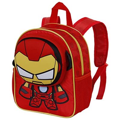 KARACTERMANIA Marvel Iron Man Bobblehead rugzak, tas, rood, één maat, Pocket Bobblehead rugzak, Rood, Rugzak Pocket Bobblehead KARACTERMANIA Marvel Iron Man Bobblehead rugzak, tas, rood, één maat, Pocket Bobblehead rugzak, Rood, Rugzak Pocket Bobblehead