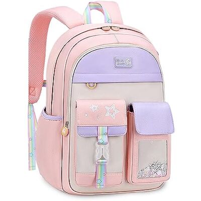 FANDARE Tas voor kinderen en tieners, casual school, rug en studenten, boekentassen voor meisjes van 3 tot 6 jaar, reizen FANDARE Tas voor kinderen en tieners, casual school, rug en studenten, boekentassen voor meisjes van 3 tot 6 jaar, reizen