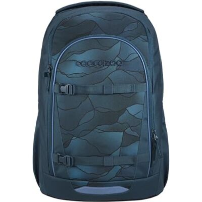 Coocazoo Every Ergonomische en in hoogte verstelbare schoolrugzak met borstband en buikriem, Crystal Waves Blauw, Crystal Waves Coocazoo Every Ergonomische en in hoogte verstelbare schoolrugzak met borstband en buikriem, Crystal Waves Blauw, Crystal Waves