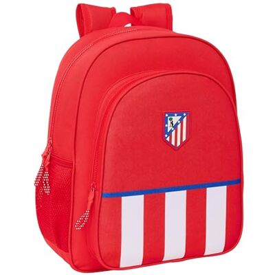 safta Atlético de Madrid Schoolrugzak voor kinderen, aanpasbaar aan de trolley, ideaal voor schoolgaande kinderen, comfortabel en veelzijdig, kwaliteit en stevigheid, 32 x 12 x 38 cm, kleur, Rood, safta Atlético de Madrid Schoolrugzak voor kinderen, aanpasbaar aan de trolley, ideaal voor schoolgaande kinderen, comfortabel en veelzijdig, kwaliteit en stevigheid, 32 x 12 x 38 cm, kleur, Rood,