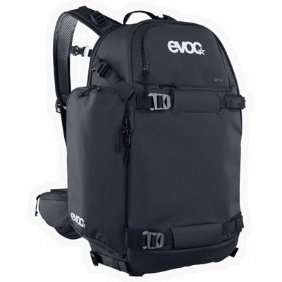 EVOC CP Uniseks rugzak, zwart. Sac à dos sport et photo, ceinture réglable, petits compartiments, équipement avalanche et matière respirante EVOC CP Uniseks rugzak, zwart. Sac à dos sport et photo, ceinture réglable, petits compartiments, équipement avalanche et matière respirante