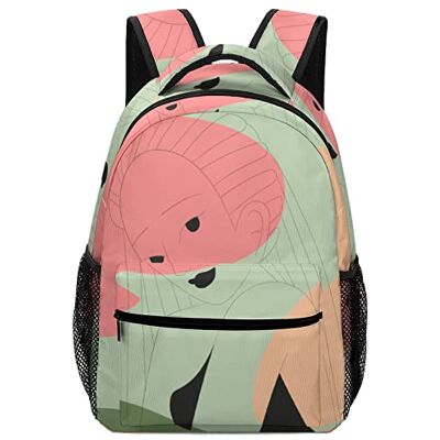 LafalPer Schooltas Print Mode Kinderen Schoolrugzak Casual Daypack Dagrugzak Libelle Zomer, Kleur: zwart/bruin, LafalPer Schooltas Print Mode Kinderen Schoolrugzak Casual Daypack Dagrugzak Libelle Zomer, Kleur: zwart/bruin,