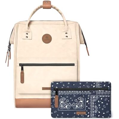 Cabaïa CABAIA Adventurer Andenne rugzak Medium 18 l Waterafstotend Laptopvak 13 inch 2 vakken Veganistisch gecertificeerd Reistas, Zakelijk, School voor dames en heren Crème Cabaïa CABAIA Adventurer Andenne rugzak Medium 18 l Waterafstotend Laptopvak 13 inch 2 vakken Veganistisch gecertificeerd Reistas, Zakelijk, School voor dames en heren Crème