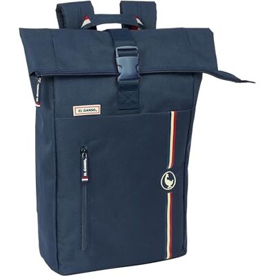 safta EL GANSO ECLIPSE 15,6 inch laptoprugzak, ideaal voor verschillende leeftijden, comfortabel en veelzijdig, kwaliteit en sterkte, 28 x 13 x 42 cm, marineblauw, M, casual safta EL GANSO ECLIPSE 15,6 inch laptoprugzak, ideaal voor verschillende leeftijden, comfortabel en veelzijdig, kwaliteit en sterkte, 28 x 13 x 42 cm, marineblauw, M, casual