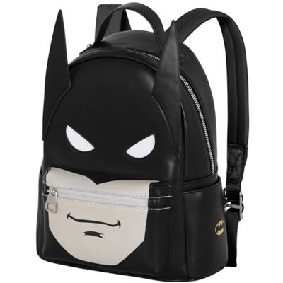 KARACTERMANIA Batman Batsignal-Heady Rugzak, zwart, 24,5 x 29 cm, inhoud 8 l, zwart, één maat, Heady Batsignal rugzak, zwart., Heady Batsignal rugzak KARACTERMANIA Batman Batsignal-Heady Rugzak, zwart, 24,5 x 29 cm, inhoud 8 l, zwart, één maat, Heady Batsignal rugzak, zwart., Heady Batsignal rugzak