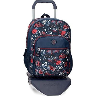 MOVOM Free Time Rugzak met trolley, meerkleurig, 30 x 38 x 12 cm, polyester, 13,68 l, meerkleurig, rugzak met trolley, Meerkleurig, rugzak met trolley MOVOM Free Time Rugzak met trolley, meerkleurig, 30 x 38 x 12 cm, polyester, 13,68 l, meerkleurig, rugzak met trolley, Meerkleurig, rugzak met trolley