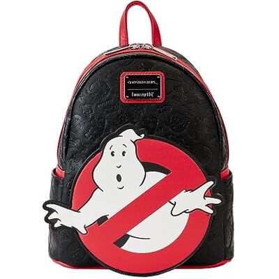 Loungefly Sony Ghostbusters No Ghost Logo Mini Rugzak Ghostbusters, zwart., Klassiek Loungefly Sony Ghostbusters No Ghost Logo Mini Rugzak Ghostbusters, zwart., Klassiek
