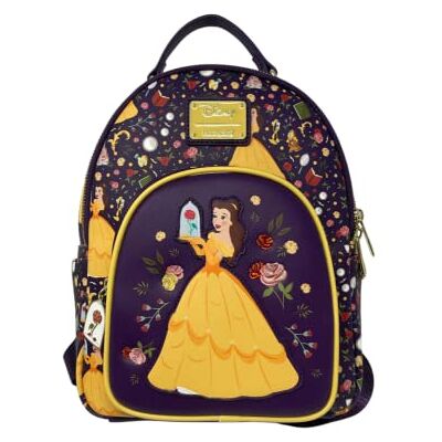 Loungefly Disney Belle Enchanted Beauty Exclusieve mini-rugzak, meerkleurig, mini, mini-rugzak, Meerkleurig, Mini rugzak Loungefly Disney Belle Enchanted Beauty Exclusieve mini-rugzak, meerkleurig, mini, mini-rugzak, Meerkleurig, Mini rugzak