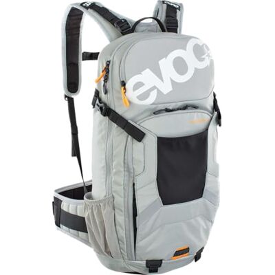 EVOC FR ENDURO 16 technische fietsrugzak (Liteshield Back Protector 95%, helmhouder, beschermers, gereedschapsvak, drinkzak 3 l), steengrijs maat: S EVOC FR ENDURO 16 technische fietsrugzak (Liteshield Back Protector 95%, helmhouder, beschermers, gereedschapsvak, drinkzak 3 l), steengrijs maat: S