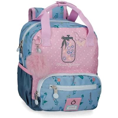 Enso We Love Flowers rugzak, verstelbaar, roze, 23 x 28 x 10 cm, polyester, 6,44 l, roze, aanpasbare rugzak, Roze, Verstelbare rugzak Enso We Love Flowers rugzak, verstelbaar, roze, 23 x 28 x 10 cm, polyester, 6,44 l, roze, aanpasbare rugzak, Roze, Verstelbare rugzak