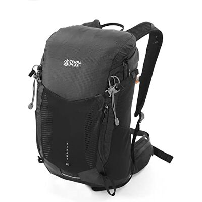 Terra Peak ® Premium Hiking Bag 20L, 30L, 40L (AIRANT) for Women & Men with back ventilation, hydration system & rain cover Travel Daypack with breathable & unique back ventilation (ergonomic) Terra Peak ® Premium Hiking Bag 20L, 30L, 40L (AIRANT) for Women & Men with back ventilation, hydration system & rain cover Travel Daypack with breathable & unique back ventilation (ergonomic)