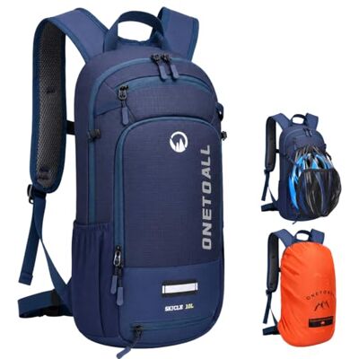 LOCAL LION Fietsrugzak, 10 l, mountainbike, heren, dames, skirugzak, voor fietsen, wandelen, reizen, sport, hardlopen, fietsen, kamperen, ultralicht, ademend, Navy Blauw LOCAL LION Fietsrugzak, 10 l, mountainbike, heren, dames, skirugzak, voor fietsen, wandelen, reizen, sport, hardlopen, fietsen, kamperen, ultralicht, ademend, Navy Blauw