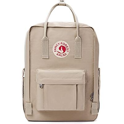 KALIDI Casual laptoprugzak, 15 inch, klassieke campingrugzak, reizen, outdoor, vierkant, dagrugzak, college, wandelen, sportschool, kaki KALIDI Casual laptoprugzak, 15 inch, klassieke campingrugzak, reizen, outdoor, vierkant, dagrugzak, college, wandelen, sportschool, kaki