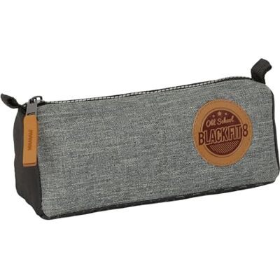 safta BLACKFIT8 OLD SCHOOL Recyclebare stoffen etui, kinderetui, ideaal voor schoolgaande kinderen, comfortabel en veelzijdig, kwaliteit en sterkte, 21 x 7 x 8 cm, zwart/grijs, M, zwart/grijs., informeel safta BLACKFIT8 OLD SCHOOL Recyclebare stoffen etui, kinderetui, ideaal voor schoolgaande kinderen, comfortabel en veelzijdig, kwaliteit en sterkte, 21 x 7 x 8 cm, zwart/grijs, M, zwart/grijs., informeel