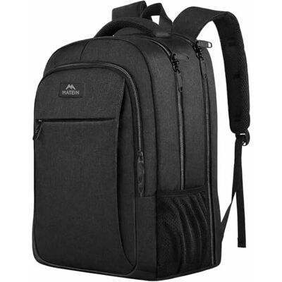 MATEIN -rugzak, 43, 2cm, antidiefstalbeveiliging, laptoprugzak, heren, grote capaciteit, rugzak voor laptop met USB-oplader, reisrugzak, voor zakenreizen, vrije tijd, college, zwart Grande Capacité Sac a Dos PC Portable Sac à Dos de Voyage Affaires pour MATEIN -rugzak, 43, 2cm, antidiefstalbeveiliging, laptoprugzak, heren, grote capaciteit, rugzak voor laptop met USB-oplader, reisrugzak, voor zakenreizen, vrije tijd, college, zwart Grande Capacité Sac a Dos PC Portable Sac à Dos de Voyage Affaires pour