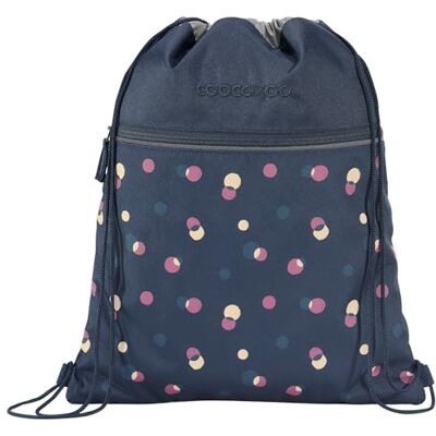Coocazoo Gymtas met ritsvak en trekkoord, reflecterende elementen, lussen voor bevestiging aan de schoolrugzak, 10 liter, vanaf de 3e klas, Bubble Dreams, gymtas Coocazoo Gymtas met ritsvak en trekkoord, reflecterende elementen, lussen voor bevestiging aan de schoolrugzak, 10 liter, vanaf de 3e klas, Bubble Dreams, gymtas