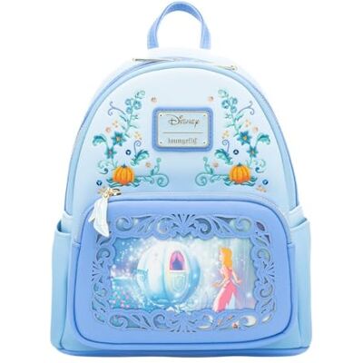 Loungefly DISNEY Assepoester raam – mini-rugzak exclusief Ed, meerkleurig, mini-rugzak Loungefly DISNEY Assepoester raam – mini-rugzak exclusief Ed, meerkleurig, mini-rugzak