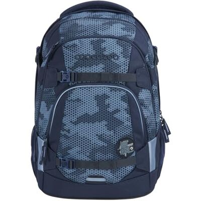 Coocazoo MATE Schoolrugzak, ergonomisch en verstelbaar, hoogte en taille, met borstband en buikriem, licht en personaliseerbaar, vanaf de 3e klas, Geometric Sky, één maat Coocazoo MATE Schoolrugzak, ergonomisch en verstelbaar, hoogte en taille, met borstband en buikriem, licht en personaliseerbaar, vanaf de 3e klas, Geometric Sky, één maat