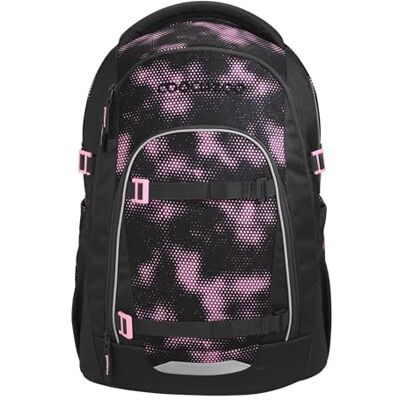 Coocazoo Mate Schoolrugzak, ergonomisch en verstelbaar, in hoogte en grootte verstelbaar, met borstband en heupriem, vanaf de 3e klas, Pink Illusion zwart/roze, Illusie roze Coocazoo Mate Schoolrugzak, ergonomisch en verstelbaar, in hoogte en grootte verstelbaar, met borstband en heupriem, vanaf de 3e klas, Pink Illusion zwart/roze, Illusie roze