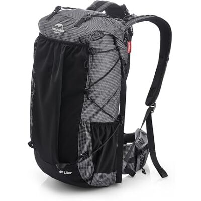 Naturehike Rocher 40 + 5 l Internal Frame Hiking Backpack voor Outdoor Camping Reizen Backpack (Black 40 + 5 l) Naturehike Rocher 40 + 5 l Internal Frame Hiking Backpack voor Outdoor Camping Reizen Backpack (Black 40 + 5 l)