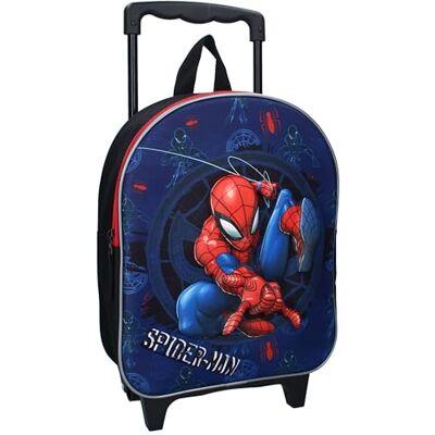 Vadobag Spider-Man Great Escapes 3D Trolley-rugzak, zwart, één maat, klassiek Vadobag Spider-Man Great Escapes 3D Trolley-rugzak, zwart, één maat, klassiek