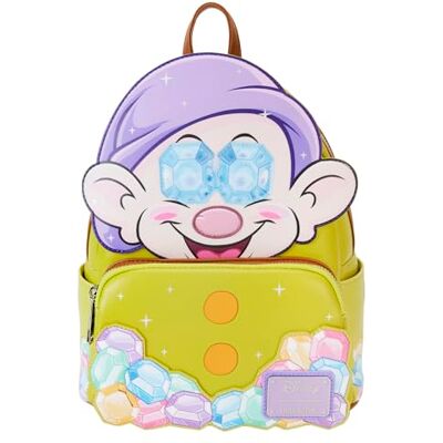 Loungefly Snow White: Diamond Dopey mini-rugzak Sneeuwwitje (1937) exclusief Amazon hoogwaardig veganistisch leer cadeau-idee officieel product voor jongens, meisjes, mannen en Loungefly Snow White: Diamond Dopey mini-rugzak Sneeuwwitje (1937) exclusief Amazon hoogwaardig veganistisch leer cadeau-idee officieel product voor jongens, meisjes, mannen en