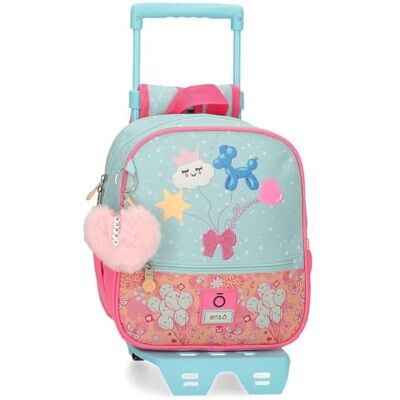 Enso Ballonnen Veelkleurige polyester rugzakken voor kinderen, Meerkleurig, Rugzak 25 + trolley Enso Ballonnen Veelkleurige polyester rugzakken voor kinderen, Meerkleurig, Rugzak 25 + trolley