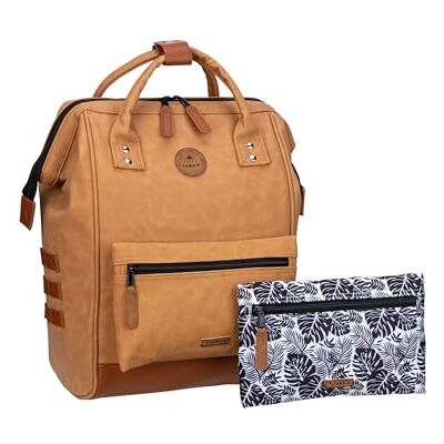 Cabaïa CABAIA Rugzak Adventurer Moskou Medium 18 l Waterafstotend Laptopvak 13 inch 2 Zakken Veganistisch Gecertificeerd Reistas, Zakelijk, School voor Mannen en Vrouwen Bruin Cabaïa CABAIA Rugzak Adventurer Moskou Medium 18 l Waterafstotend Laptopvak 13 inch 2 Zakken Veganistisch Gecertificeerd Reistas, Zakelijk, School voor Mannen en Vrouwen Bruin