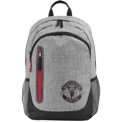 FOCO Officieel gelicentieerd Manchester United FC monochroom grijze rugzak FOCO Officieel gelicentieerd Manchester United FC monochroom grijze rugzak