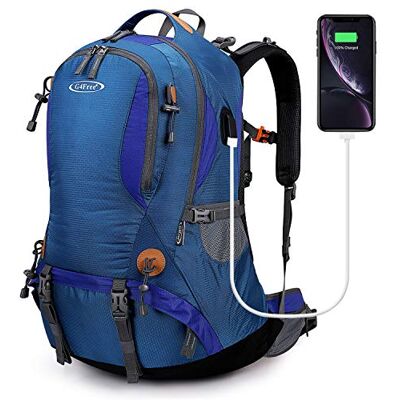 G4Free 50 liter waterdichte wandelrugzak met regenhoes voor bergbeklimmen, reizen, kamperen, wandelen, outdoorsporten voor mannen en vrouwen, koningsblauw, L, outdoor, sportief, modern G4Free 50 liter waterdichte wandelrugzak met regenhoes voor bergbeklimmen, reizen, kamperen, wandelen, outdoorsporten voor mannen en vrouwen, koningsblauw, L, outdoor, sportief, modern