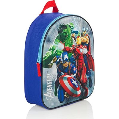 Marvel Avengers Bagage voor kinderen, uniseks, kinderen, Blauw, Kinderrugzak voor kinderen Marvel Avengers Bagage voor kinderen, uniseks, kinderen, Blauw, Kinderrugzak voor kinderen