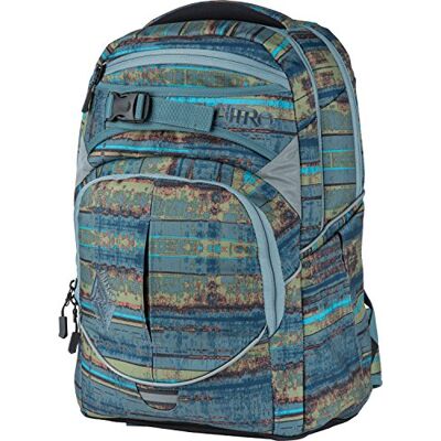 NITRO Superhero Set uniseks tas, Freq. Blauw, Rugzak NITRO Superhero Set uniseks tas, Freq. Blauw, Rugzak