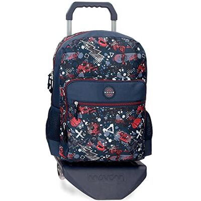MOVOM Free Time rugzak met trolley, meerkleurig, 32 x 42 x 16 cm, polyester, 21,5 l, meerkleurig, Talla única, rugzak met trolley, Meerkleurig, Rugzak met trolley MOVOM Free Time rugzak met trolley, meerkleurig, 32 x 42 x 16 cm, polyester, 21,5 l, meerkleurig, Talla única, rugzak met trolley, Meerkleurig, Rugzak met trolley