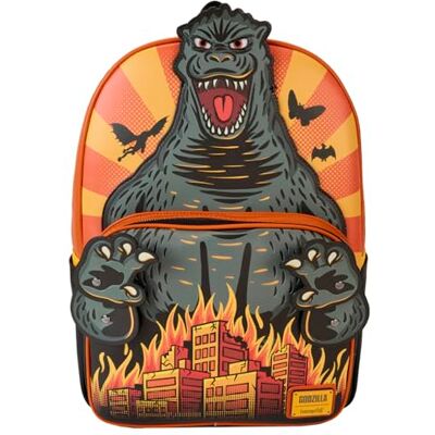 Loungefly Toho Godzilla Cosplay rugzak in volledige grootte Loungefly Toho Godzilla Cosplay rugzak in volledige grootte