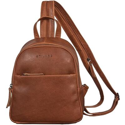 STILORD "Rey" Borsttas voor dames, leer, vintage, sling bag, rugzak, 2-in-1, kleine handtas voor dames, reistas, echt leer, kleur: zwart, Toretto donkerbruin, S, Dagrugzak STILORD "Rey" Borsttas voor dames, leer, vintage, sling bag, rugzak, 2-in-1, kleine handtas voor dames, reistas, echt leer, kleur: zwart, Toretto donkerbruin, S, Dagrugzak