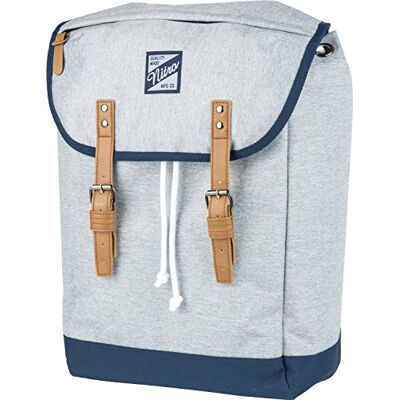 NITRO Venice Urbaner rugzak voor dames en heren in retro look met gevoerd laptopvak voor 15 inch laptop schoolrugzak wandelrugzak streetpack Morning Mist 28 liter, Morning Mist, 44 centimeters, rugzak NITRO Venice Urbaner rugzak voor dames en heren in retro look met gevoerd laptopvak voor 15 inch laptop schoolrugzak wandelrugzak streetpack Morning Mist 28 liter, Morning Mist, 44 centimeters, rugzak