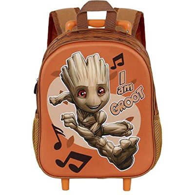 KARACTERMANIA I am Groot Soundtrack-Kleiner rugzak met wielen, meerkleurig, kleine 3D-rugzak met wielen, Mehrfarbig, Kleine 3D-rugzak met wielen KARACTERMANIA I am Groot Soundtrack-Kleiner rugzak met wielen, meerkleurig, kleine 3D-rugzak met wielen, Mehrfarbig, Kleine 3D-rugzak met wielen