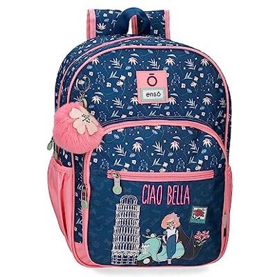 Enso Ciao Bella kinderrugzakken Polyester Multi kleuren, Blauw, Rugzak 38 Enso Ciao Bella kinderrugzakken Polyester Multi kleuren, Blauw, Rugzak 38