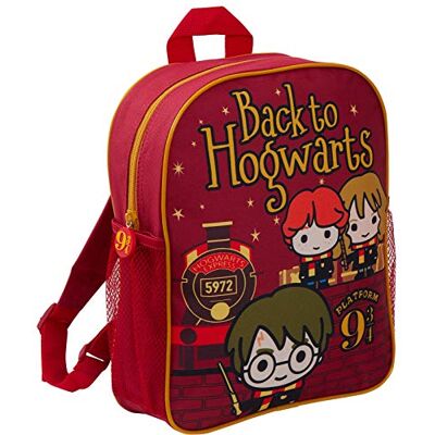 Harry Potter Chibi rugzak met hanger voor de eerste schooldag van Zweinstein, terug naar Zweinstein, eenheidsmaat, rugzak Eén maat Harry Potter Chibi rugzak met hanger voor de eerste schooldag van Zweinstein, terug naar Zweinstein, eenheidsmaat, rugzak Eén maat