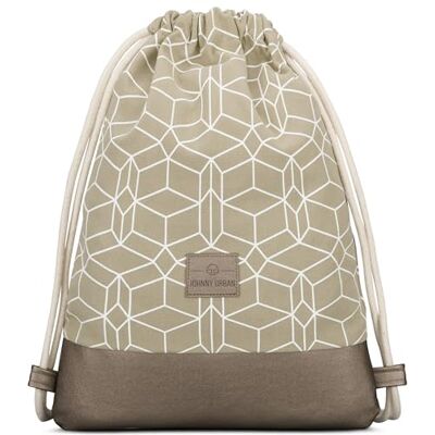 Johnny Urban Noah Gymsack Rugzak met trekkoord, katoen, voor reizen, kamperen, fitnessstudio, school, zwemmen, strand, zwembad, waterafstotend Johnny Urban Noah Gymsack Rugzak met trekkoord, katoen, voor reizen, kamperen, fitnessstudio, school, zwemmen, strand, zwembad, waterafstotend