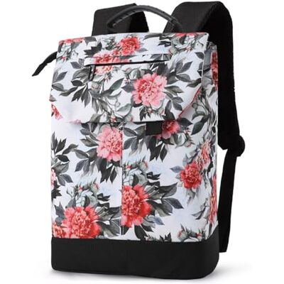 TANTOMI Damesrugzak met laptopvak en diefstalbeveiliging, reisrugzak voor dames, voor uitstapjes, universiteit, school en kantoor, St-lila, 38 cm (L) x TANTOMI Damesrugzak met laptopvak en diefstalbeveiliging, reisrugzak voor dames, voor uitstapjes, universiteit, school en kantoor, St-lila, 38 cm (L) x