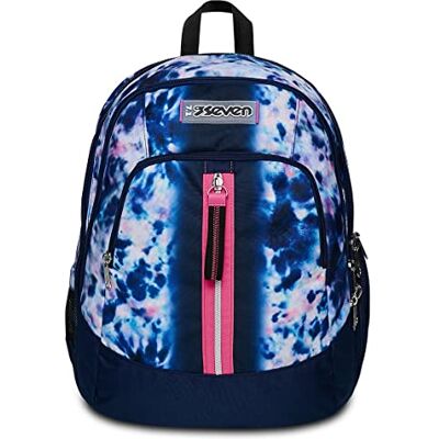 SJ GANG STYLE JAM GANG Seven S.p.a. Schoolrugzak Seven Advanced CLOUDY SHAPES Blauw Roze Rugzak met twee vakken met USB PLUG Flessenhouder, Blauw, 31 x 43 x 24 cm, Rugzak, Blauw, Rugzak SJ GANG STYLE JAM GANG Seven S.p.a. Schoolrugzak Seven Advanced CLOUDY SHAPES Blauw Roze Rugzak met twee vakken met USB PLUG Flessenhouder, Blauw, 31 x 43 x 24 cm, Rugzak, Blauw, Rugzak