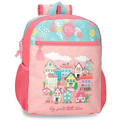 ROLL ROAD My Little Town kleine rugzak roze 27 x 33 x 11 cm polyester 9,8 L, roze, kleine rugzak, Roze, kleine rugzak ROLL ROAD My Little Town kleine rugzak roze 27 x 33 x 11 cm polyester 9,8 L, roze, kleine rugzak, Roze, kleine rugzak