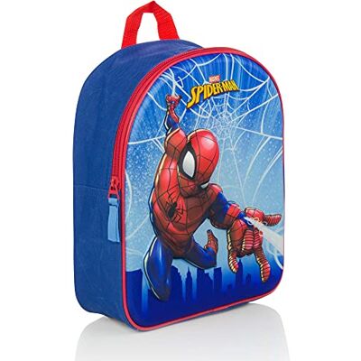Marvel Spider-Man Kinderrugzak, 31 cm, 9 liter, blauw (blauw), blauw (blauw), 31 centimeter, kinderrugzak, Blauw (blauw), Rugzak voor kinderen Marvel Spider-Man Kinderrugzak, 31 cm, 9 liter, blauw (blauw), blauw (blauw), 31 centimeter, kinderrugzak, Blauw (blauw), Rugzak voor kinderen