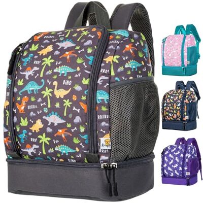 Knuffig Kinderrugzak Toniebox tas kleuterschoolrugzak met koelvak voor lunchbox Veel ruimte voor maximaal 30 figuren, Dinosaurussen, Eén maat, Dagrugzak Knuffig Kinderrugzak Toniebox tas kleuterschoolrugzak met koelvak voor lunchbox Veel ruimte voor maximaal 30 figuren, Dinosaurussen, Eén maat, Dagrugzak